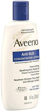 AVEENO Anti-Itch Lotion 4 oz (3 Pack)