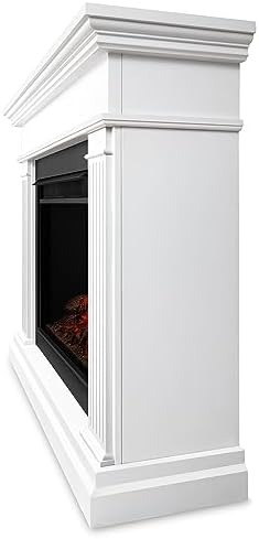 Real Flame Centennial Grand Electric Fireplace with Mantel for Living Room or Bedroom, Replaceable Fireplace Insert Heater