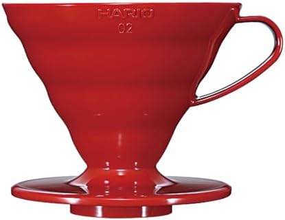 HARIO V60 Plastic Coffee Dripper, Size 02, Clear | Plastic