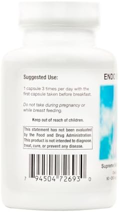 Supreme Nutrition Endo Supreme, 90 Pure Suma Root Vegetarian Capsules