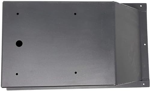 R&R Design Recessed Easy Boat Trolling Motor Pan, Powder Coated Aluminum Foot Pedal Control Tray
