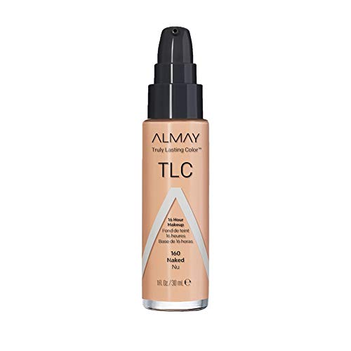 Almay Truly Lasting Color Liquid Makeup, 240 Beige, 1 fl oz | Longwear foundation blends seamlessly for a naturally luminous and flawless finish. Hypoallergenic.