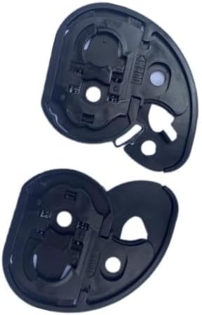 1 Pair HJC Gear Plate Motorcycle Helmet Mounts Base Shield Adaper Compatible Compatible with CL-15 CL-16 CL-17 TR-1 CS-R1 CS-R3 CS -15