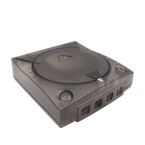 BITFUNX SEGA Dreamcast Replacement Shell, Transparent Case Protective Housing for SEGA Dreamcast Game Console