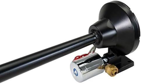 HornBlasters Mini-Tug 12/24 Volt Air Horn Only - Single Trumpet - Deep Sound - Efficient on Air