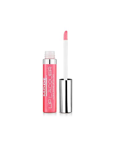 MODE Frosty Cotton Candy Pearly Pink Lip Lacquer Ultra Shine Lip Gloss IT'S A SIN Long Lasting Hydrating Creamy Color, Natural Moisturizing Skincare Fruit Oils, Cruelty Free, Vegan