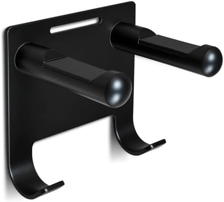 Hair Dryer Holder Stainless Steel Chromed (Black)