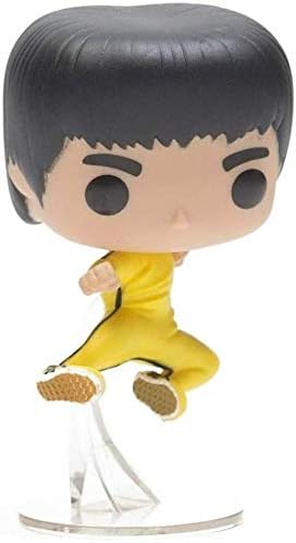 Pop Movies: Jumping Bruce Lee Collectible Figure, Multicolor