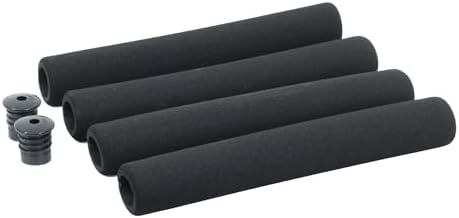Ultracycle's Cruiser & Road Foam Grips - Soft and Cushy Design, High-Density Foam Rubber, 4-Piece Kit
