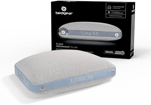 Bedgear Flow Performance Pillow, 2.0 Soft Cooling Pillow for Back