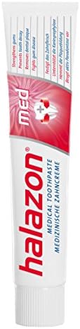 Halazon Med Toothpaste 75 ml (2.53 fl oz) – Gum Care Toothpaste for Sensitive Gums – Gentle Daily Oral Care – Supports Gum Comfort – German