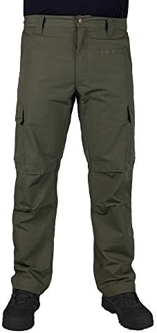 LA Police Gear LAPG Men's Urban Ops Tactical Pants | Gusseted Crotch, Ripstop, Water & Stain Resistant Work Pants for Men
