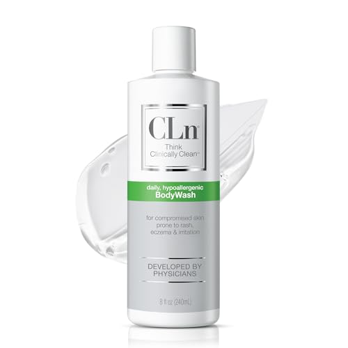 CLn® BodyWash - Non-Drying Body Wash, For Compromised Skin Prone to Eczema, Dermatitis, Rash & Hidradenitis Suppurativa, Fragrance-Free & Paraben-Free, 8 fl oz.
