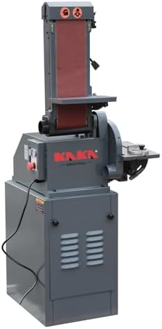 4 x 24 Belt & Oscillating Spindle Sander, KAKA INDUSTRIAL WS-100D | 5 sanding sleeves included