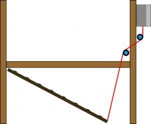 ChickenGuard Classic Door Kit Combi - 'Extreme' Auto Coop Door Opener Plus Aluminium Pop Hole Door with Oak Runners