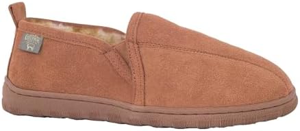 Cloud Nine Men's Romeo Sheepskin Slippers with Suede Upper | 100% sheepskin lining, suede leather, TPR sole, slip-on design, breathable warmth, indoor/outdoor versatility