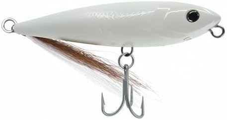 Hogy Classic Dog Walker Topwater Lure – 6" Walk-the-Dog Surface Plug – Rear-Weighted, Long Casting, Through-Wired Fishing Lure for Striped Bass