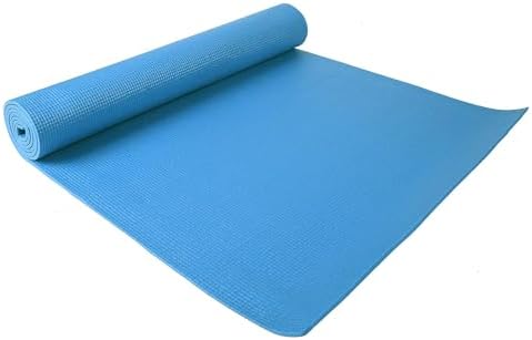 Fitvids All Purpose 1/4-Inch High Density Anti-Tear Exercise Yoga Mat with Carrying Strap, Multiple Colors