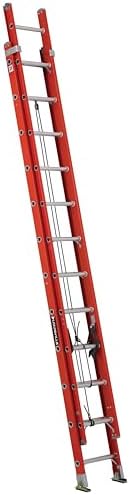 Louisville Ladder 16-foot Fiberglass Extension Ladder, 300-Pound Load Capacity, Type IA, FE3216
