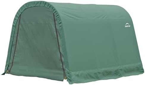 ShelterLogic 77813 Grey 10'x12'x8' Round Style Shelter