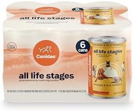 Canidae All Life Stages Premium Wet Dog Food for All Breeds, All Ages, Chicken & Rice Recipe, 13 oz. (Case of 12)