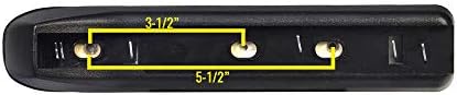 10" Armrest Pad with 3-1/2" and 5-1/2" Hole Spacing for Go-Go Scooters, The Jazzy Zero Turn (ZT), & The Pride Revo (SC64)