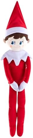 The Elf on the Shelf Plushee Pals 27-Inch Boy Scout Elf Plush Blue Eyes | Soft, huggable 27-inch Scout Elf plush for cuddling