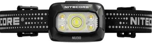 Nitecore NU30 500 Lumen LED Rechargeable Headlamp with White and Red Beams