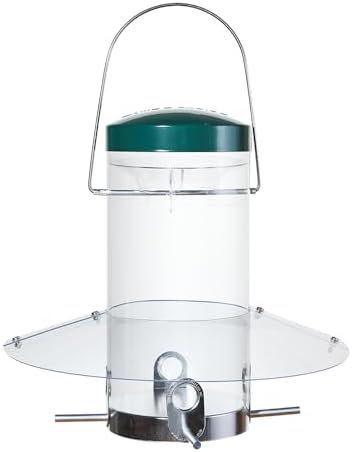 Birds Choice Classic Hanging Bird Feeder with Weatherguard Baffle | Squirrel Proof Bird Feeder for Cardinals, Chickadees