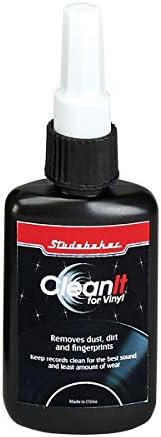 Studebaker Vinyl Record Cleaning System with Cleaning Solution and Soft Pads Included