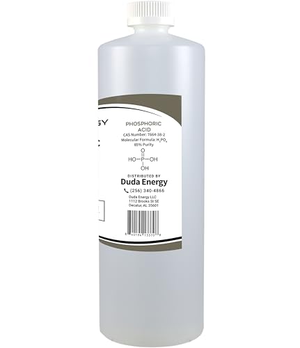 85% Food Grade Phosphoric Acid - Choose from a Variety of Sizes (1 Gallon)