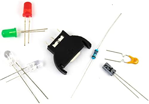 PCB Repair kit for SEGA Dreamcast Controller Ports, Battery Holder, Fuse Capacitor, Resistor, Capacitor (Battery Holder 1pcs)