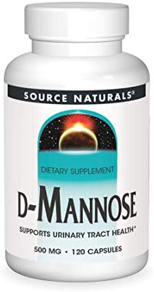 Source Naturals, D-Mannose - 500mg - 30 Capsules | Supports Urinary Tract & Bladder Health