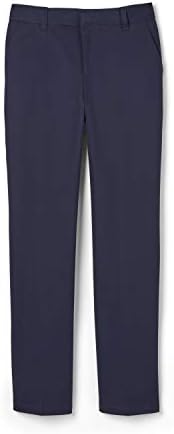 French Toast Boys' Adjustable Waist Relaxed Fit Twill Pant | school uniform pants, no need to iron, double knees for durability, typically fit boys ages 2-14