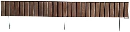 Flexible Brown Natural Lawn & Landscape Border Edging (8-Pack)