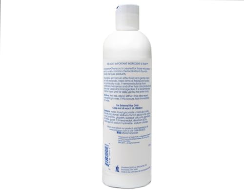 Vanicream Shampoo for Sensitive Skin, Dermatologist Tested, Free of Dyes, Fragrance, Parabens and Formaldehyde Releasers, Sulfate-Free, 12 fl oz (Pack of 3)