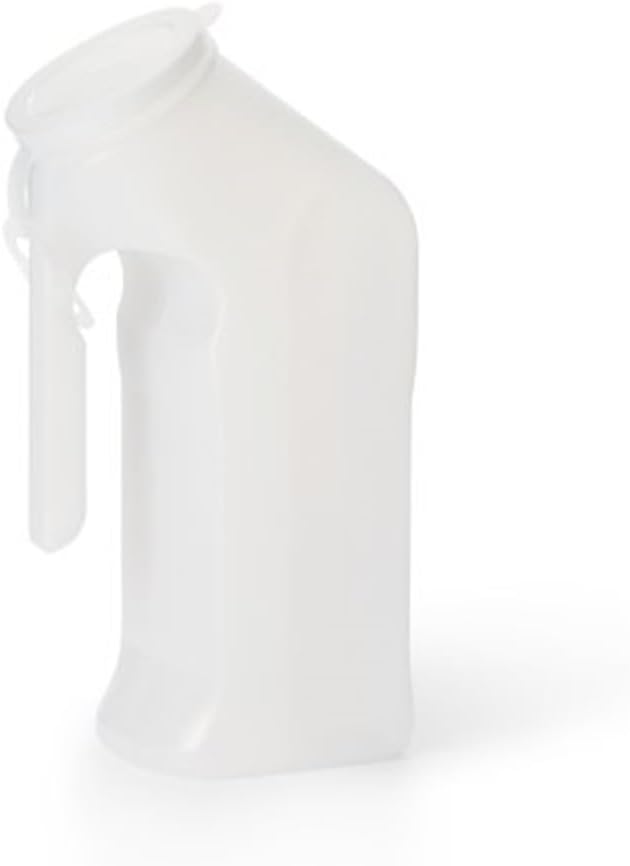 Box of 3 Medegen Translucent Male Urinal 1 Quart 1 oz. / 25 mL Graduations