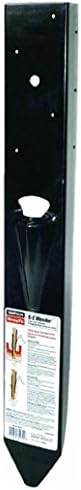 2 Pack Simpson Strong Tie FPBM44E E-Z Mender 4x4 Post Repair Bracket with Black Finish (1 Pair)