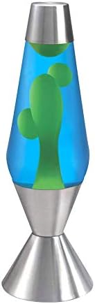 Lava Lite 5224 Lava Lamp, 52-ounce, Yellow/Blue/Silver