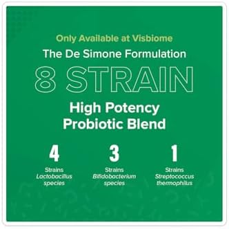 Visbiome® Advanced GI Care High Potency Probiotic, 450B CFU, 30 Packets | Original De Simone Formulation®, Multi-Strain, Refrigerated Probiotics, Low FODMAP Certified, Gluten-Free, Made in USA