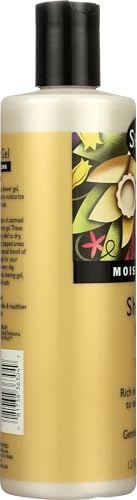 ShiKai Daily Moisturizing Shower Gel (Vanilla, 12oz) | With Hydrating Aloe Vera & Oatmeal | Scented Body Wash for Dry Skin Relief