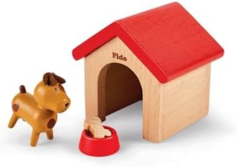 Hape Family Pets Wooden Dollhouse Animal Set