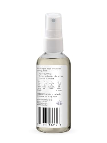 Aura Cacia Room and Body Mist, Clearing Eucalyptus, 4 Fluid Ounce