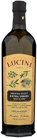 Lucini Italia Premium Select Extra Virgin Olive Oil - Case of 6 - 25.4 Fl oz.