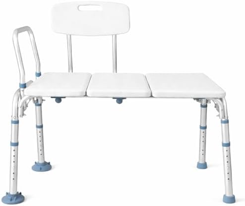 Vive Shower Bench for Transfers - Heavy Duty Tub Transfer Bench for Bathtub, Holds 400 lbs - Shower Chair for Elderly, Disabled