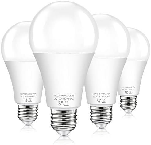 Dusk to Dawn Light Bulbs Outdoor, 11W Automatic On/Off Sensor Light Bulbs