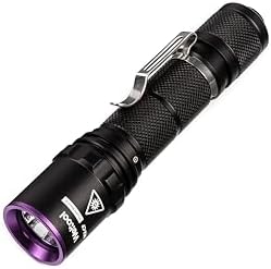 Weltool Professional UV Flashlight 365nm Black Light Max. 2060mW High Power for Glue Curing, AC Leak Detector, Rocks and Mineral Glowing, Pet Urine Detector, Non Destructive Testing