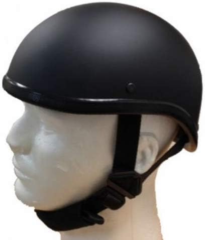 Gladiator Flat Black Novelty Skull Cap (XL, Black)