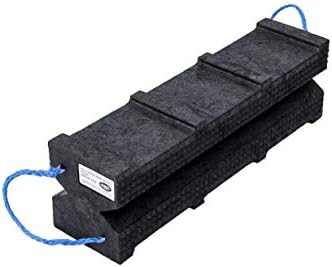 AME INTL 15230 Super Crib Cribbing Block Working Load Limit 110,000 lbs - 6" x 7" x 24", Black