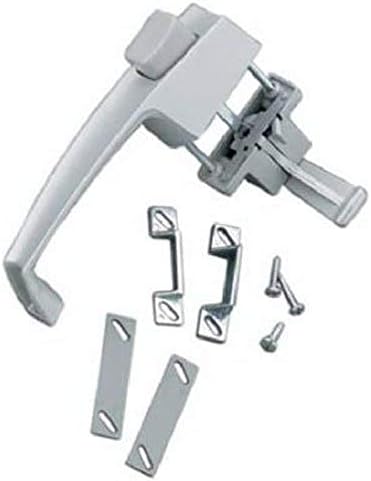 Wright Products - Tie Down Textured Push Button Door Latch for Screen and Storm Doors, Aluminum